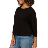 Adrianna Papell Blusa para Dama Negro EE Grande