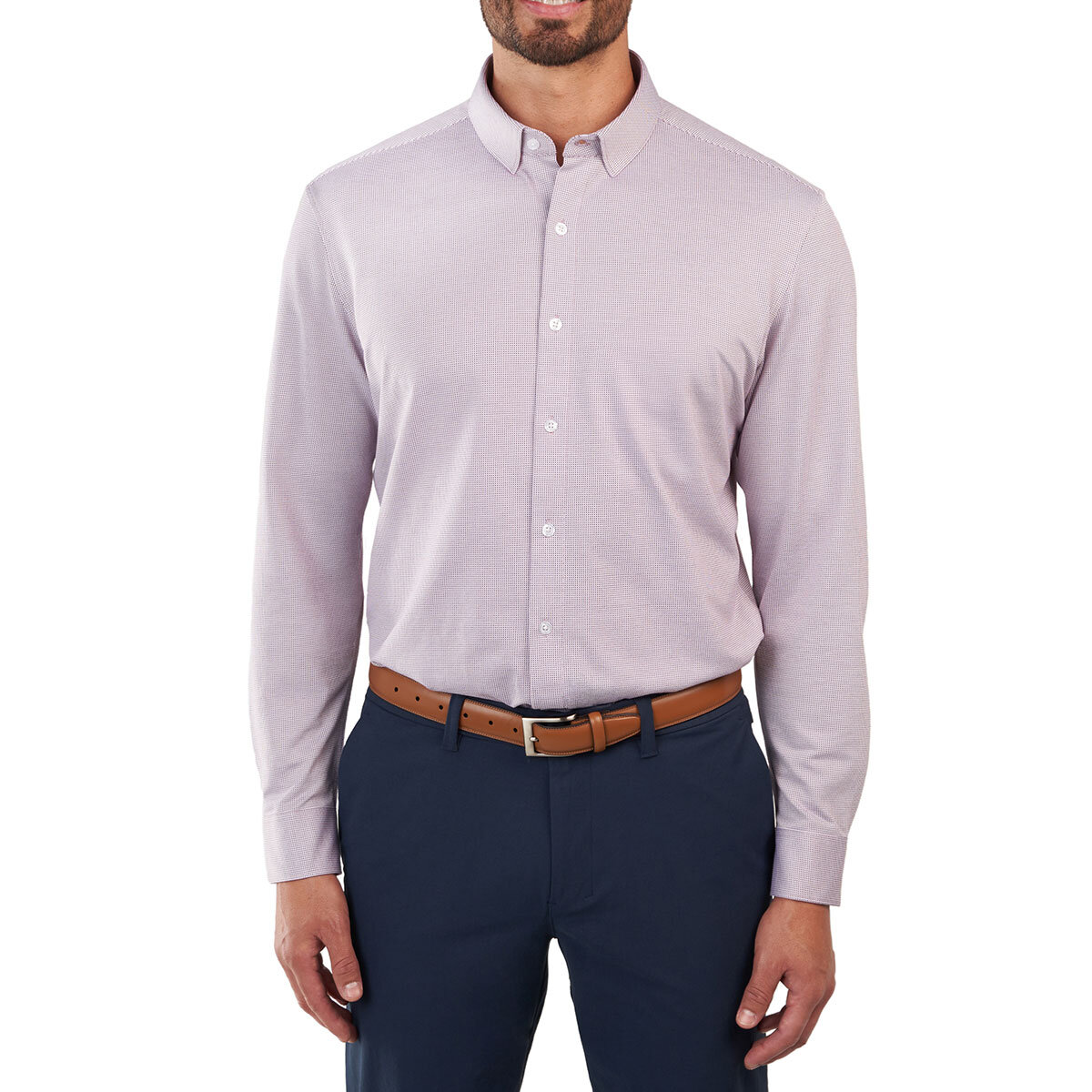 Kirkland Signature Camisa para Caballero Rojo Mediana