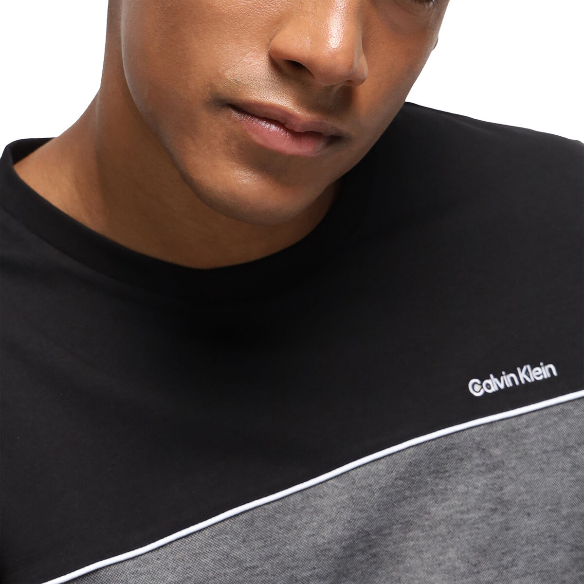 Calvin Klein Playera para Caballero Negro Chica Calvin Klein Playera para Caballero Negro Chica