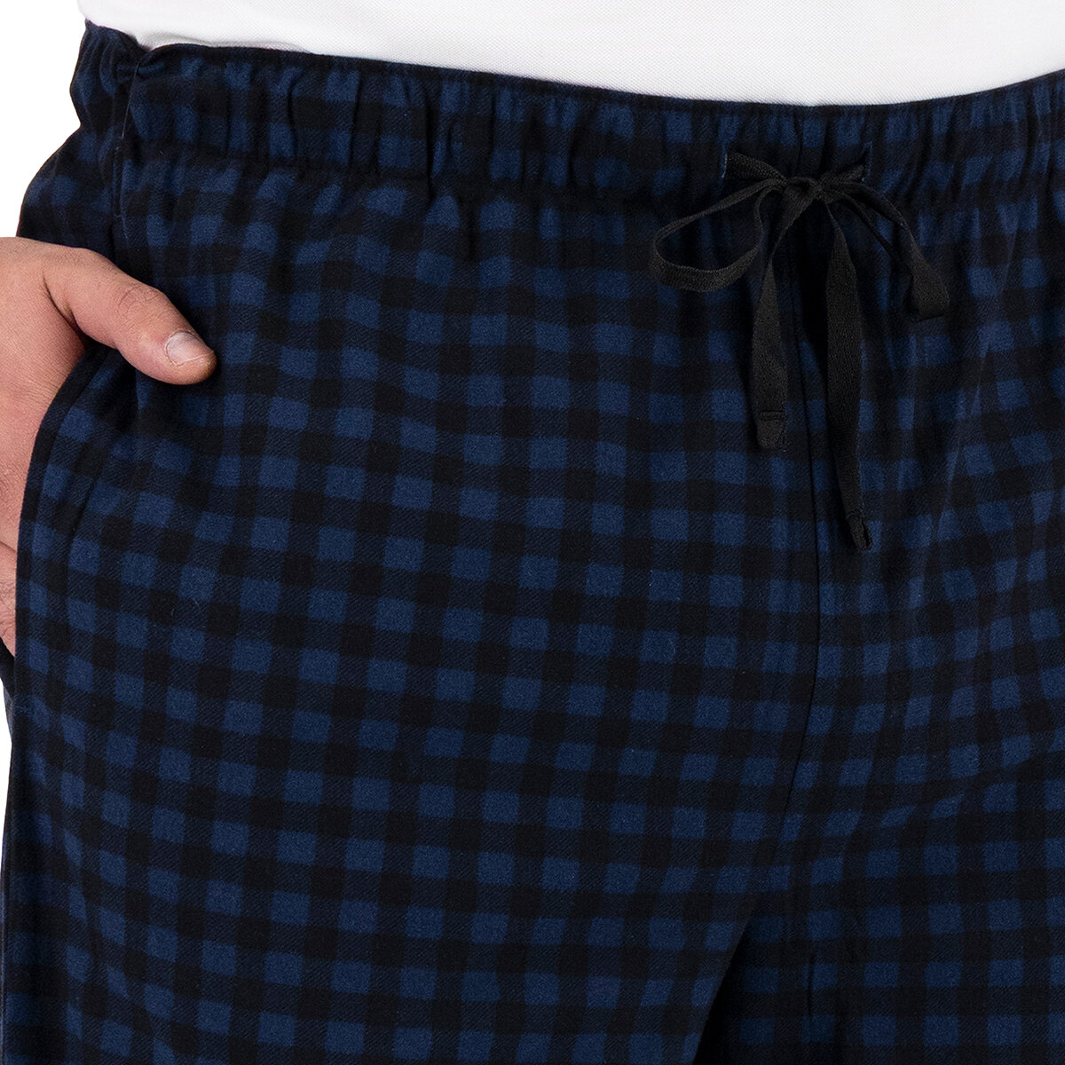 Nautica Pantalones de Pijama 2 Piezas para Caballero Negro Grande