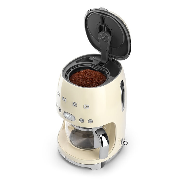 Smeg Cafetera de goteo 10 tazas crema Smeg Cafetera de goteo 10 tazas crema