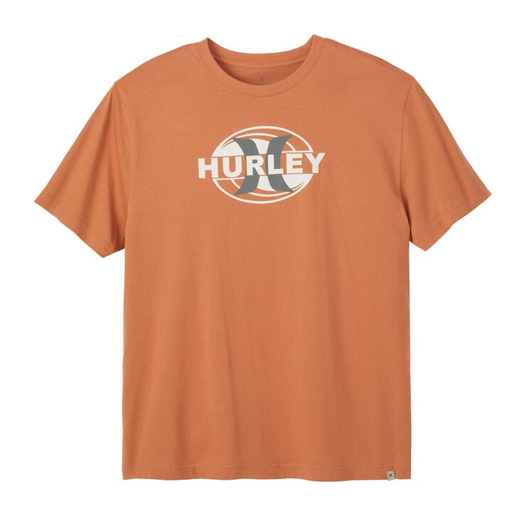 Hurley Playera para Caballero Naranja Extra Grande
