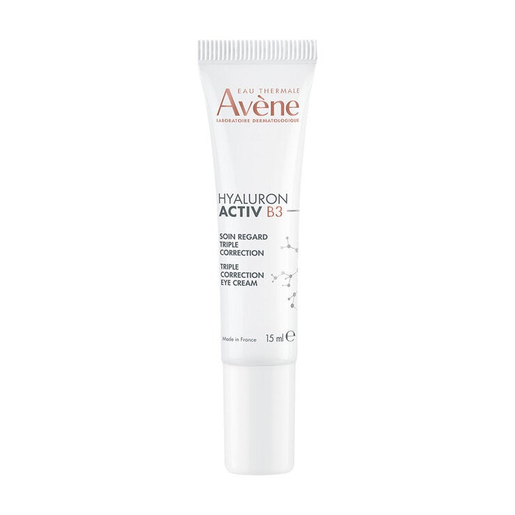 Avène Crema Contorno de Ojos Reafirmante, Regenerador, Corrector Día y Noche HYALURON ACTIV B3 15 ml