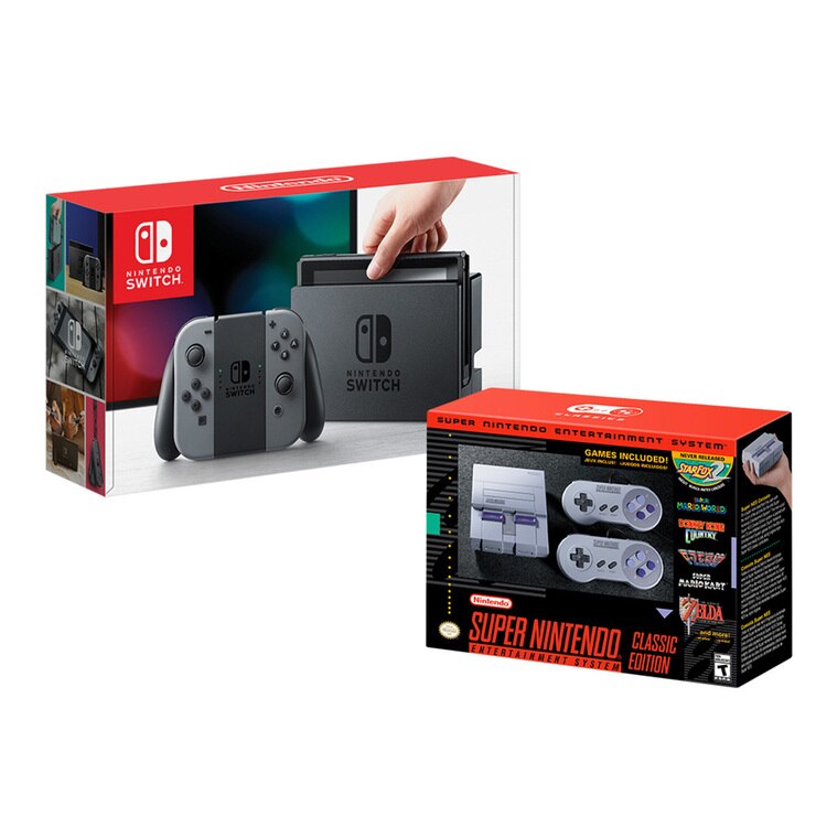 Consola Nintendo Switch + SNES classic edition Costco Mexico
