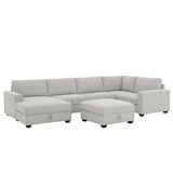 Ontai, Dellamore, Seccional de Tela con Almacenamiento