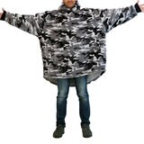 The Wayy Big Hoodie Sudadera Unisex Gris Unitalla