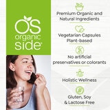 Organic Side Espirulina 90 Cápsulas