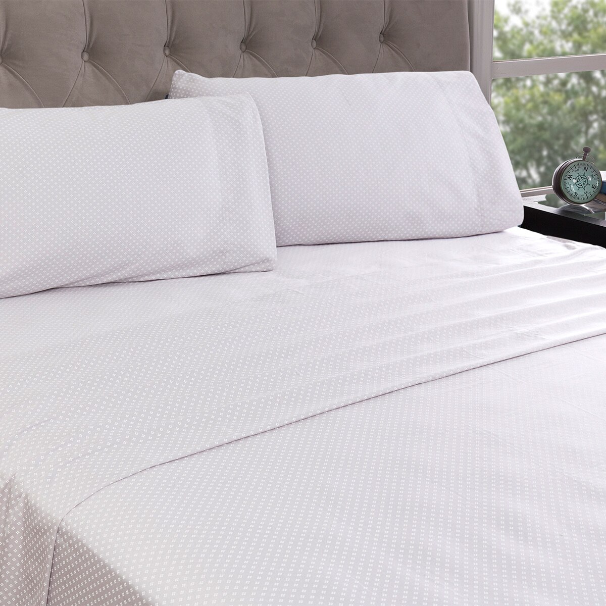 Raymond Waites, Juego de Sábanas 4 Piezas, Nouveau Queen Costco México