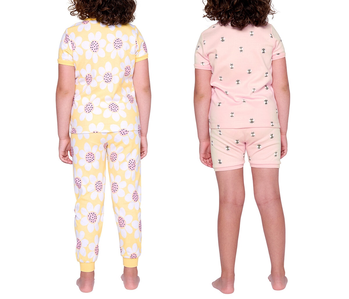 Pekkle Pijamas 4 piezas para Niños o Niñas Flor / Abejas 3 Años