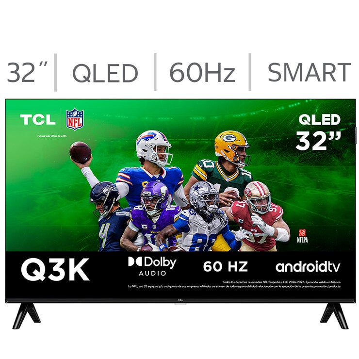 TCL Pantalla 32" QLED FHD Android TV
