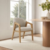 Silla de Comedor de Tela