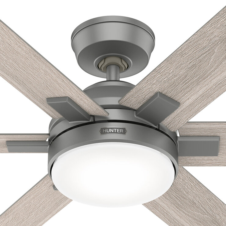 Hunter, Ventilador Georgetown Silver Matte 52" Hunter, Ventilador Georgetown Silver Matte 52"