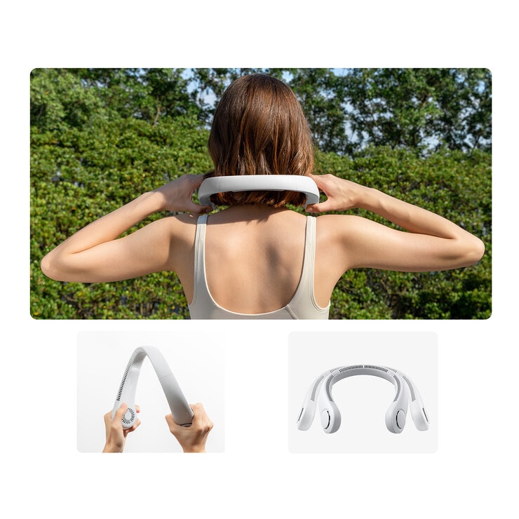 Jisulife Ventilador de Cuello 2 piezas