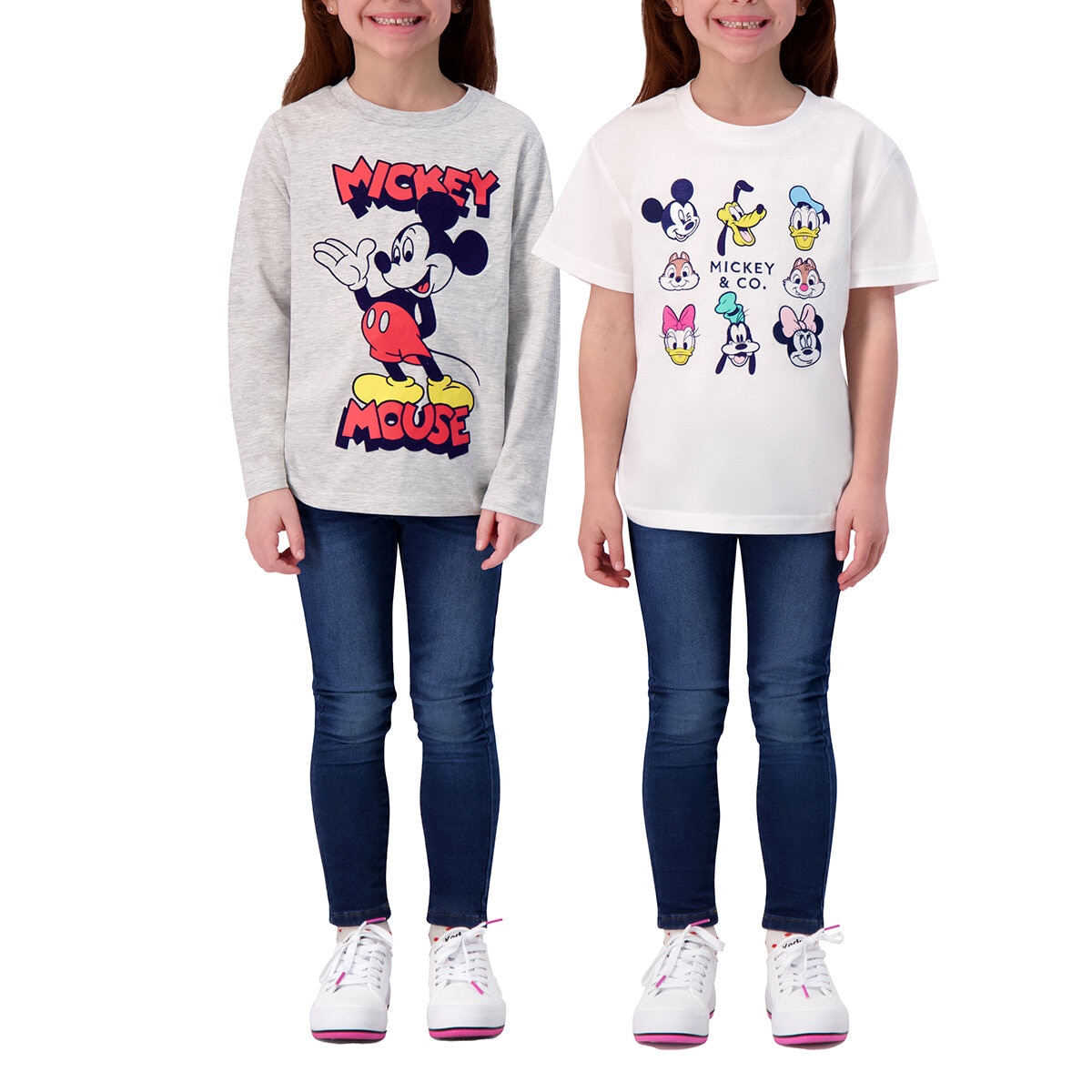 Playera 2 piezas para Niños y Niñas Varias Tallas y Colores