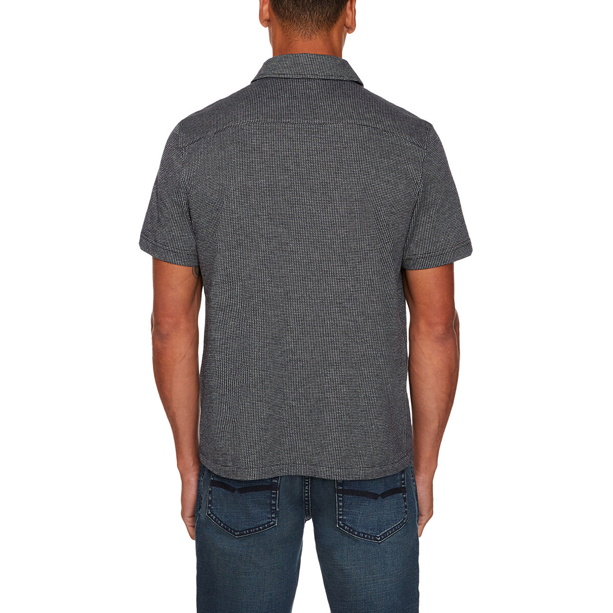 Buffalo David Bitton Camisa para Caballero Negro Extra Grande