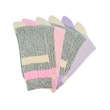 Khombu Calcetines 6 pares para Niños y Niñas Varias Tallas y Colores