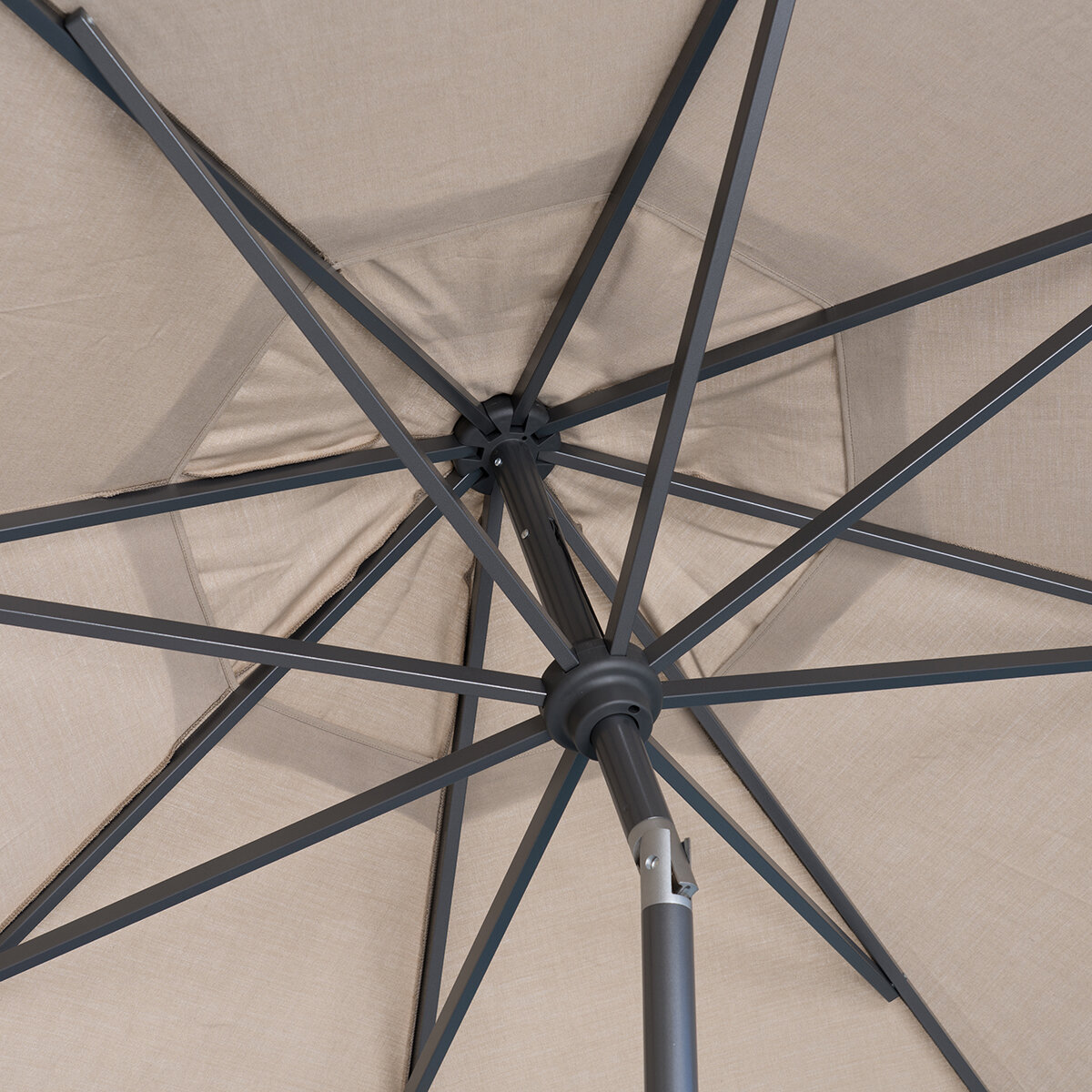 SunVilla, Sombrilla Redonda de 3m, Beige