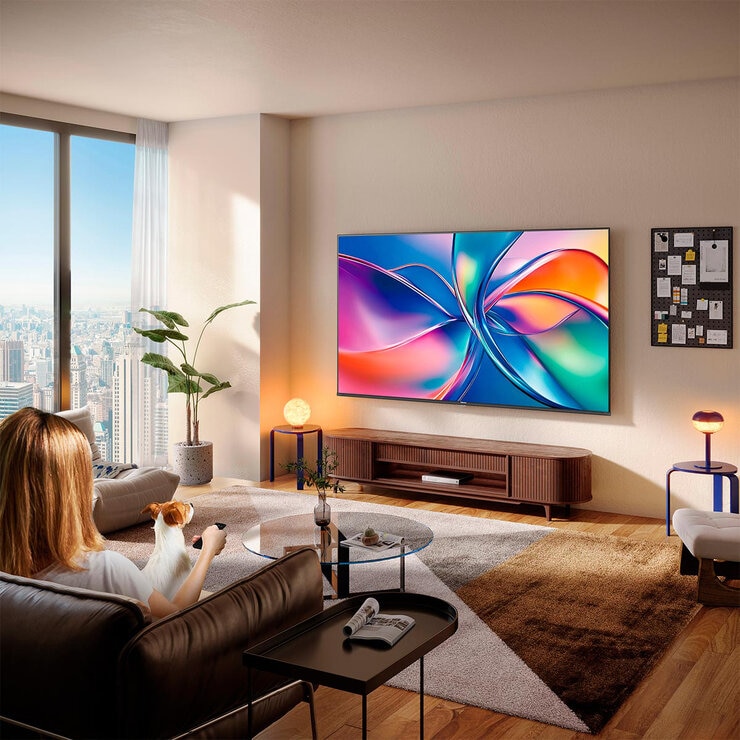 Hisense Pantalla 85" QLED 4K Fire TV