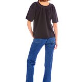 Bobeau Blusa para Dama Negro Chica