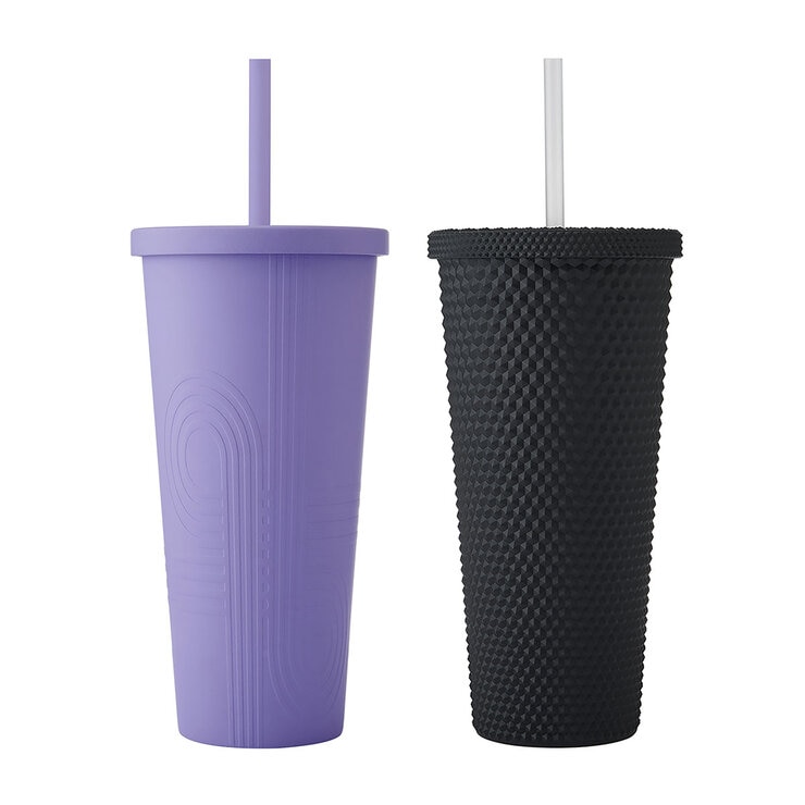 Built Vasos Texturizados Térmicos, 2 piezas Varios Colores Built Vasos Texturizados Térmicos, 2 piezas Varios Colores