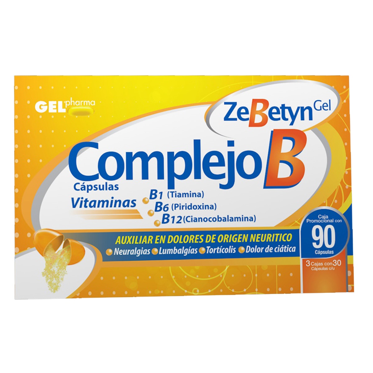 Zebetyn Complejo B 90 cápsulas