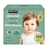 Kirkland Signature Pañales Etapa 4 Unisex 198 pzas Kirkland Signature Pañales Etapa 4 Unisex 198 pzas