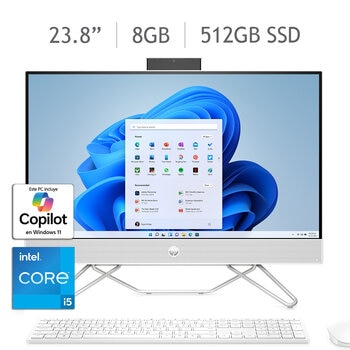 HP All-In-One 24-cb1025la Desktop 23.8" Full HD Intel Core i5 8GB 512GB SSD