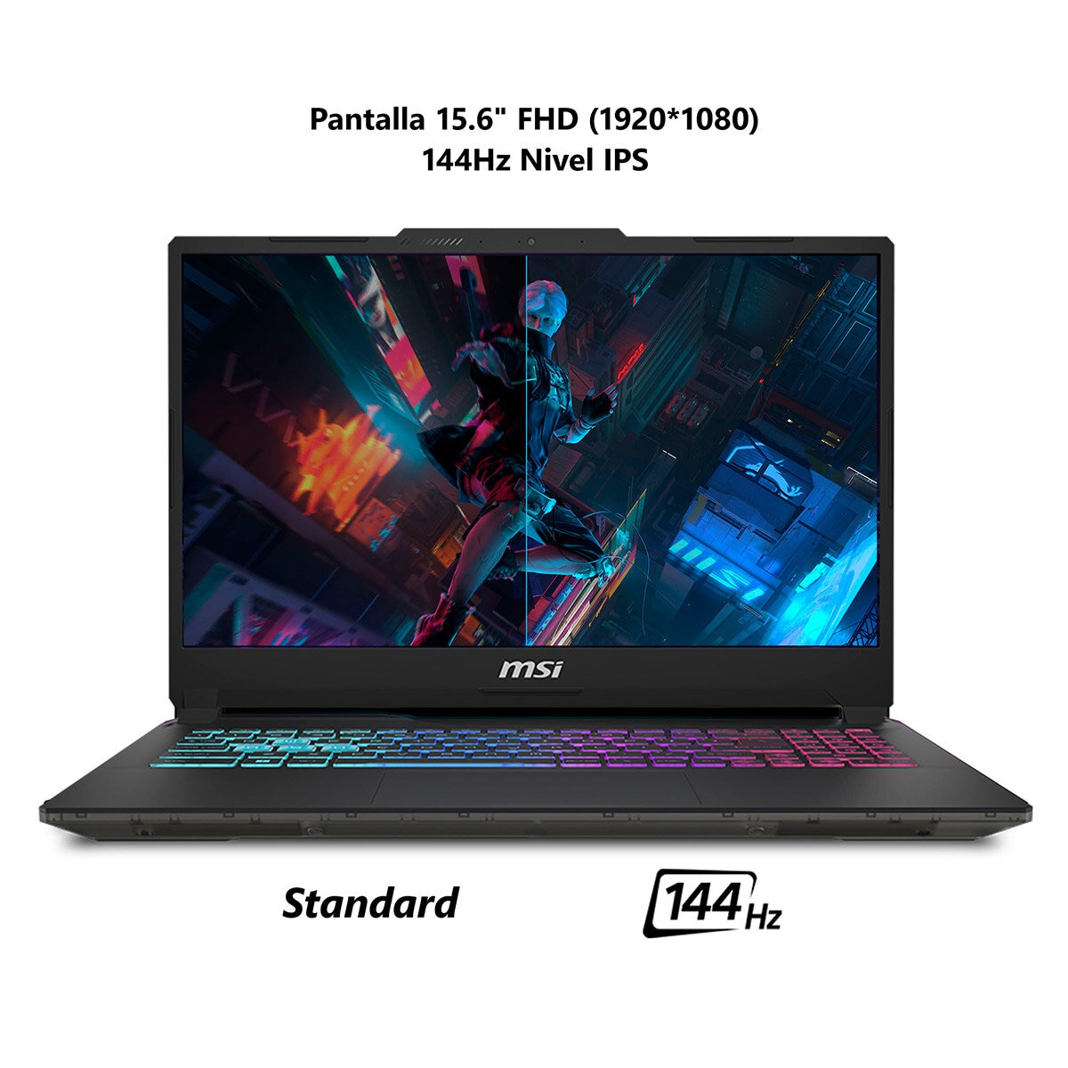 MSI Cyborg Gaming 15 Laptop 15.6'' FHD Intel Core Ultra 7 16GB 512GB SSD + Mouse