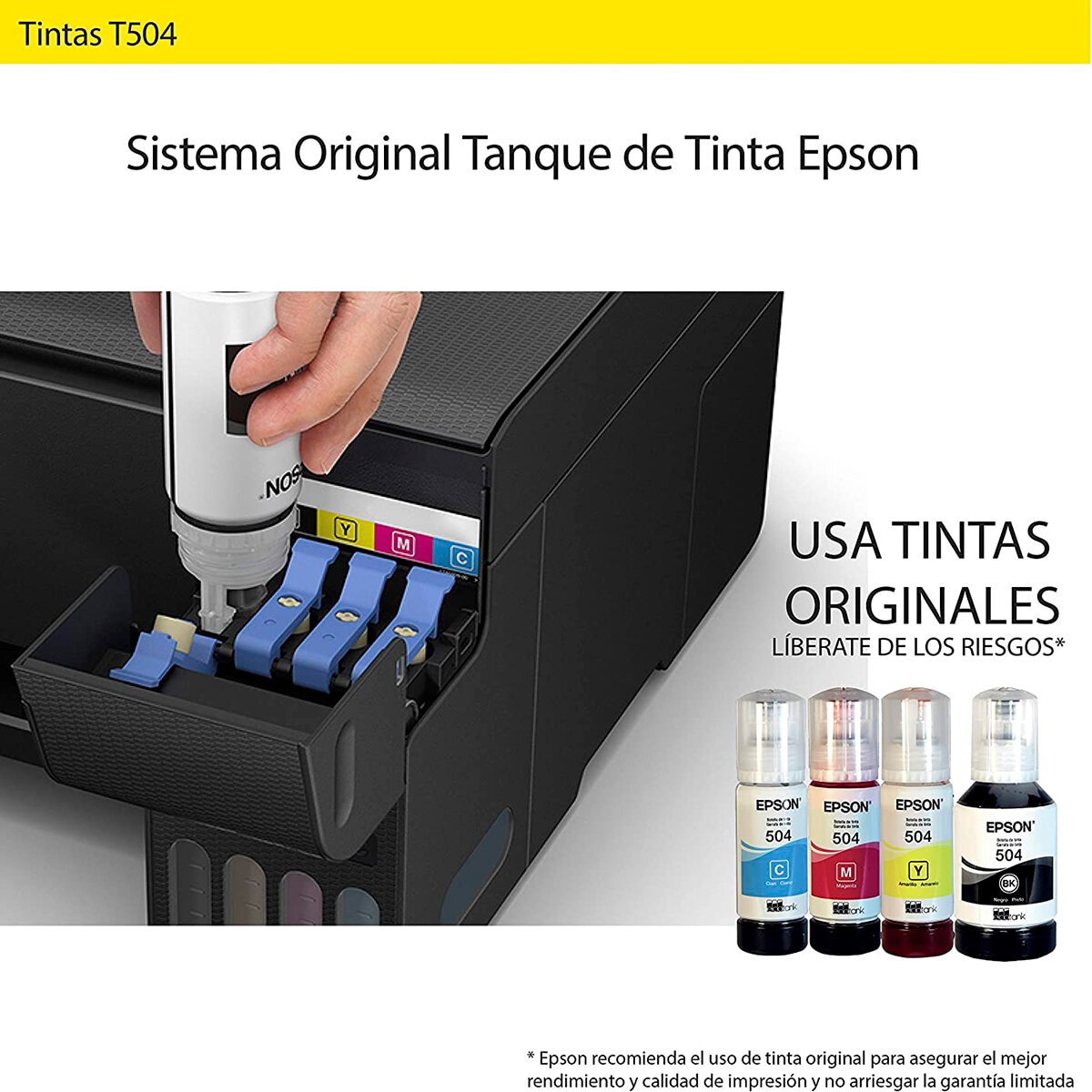 Epson Paquete de 3 Tintas Ecotank 504