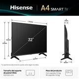 Hisense Pantalla 32" HD Smart TV