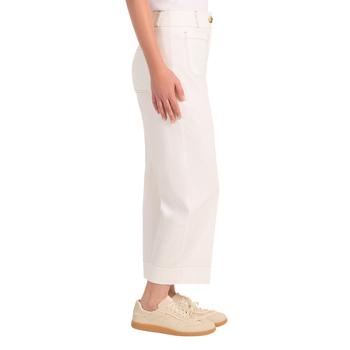 Hilary Radley Pantalones para Dama Blanco 12