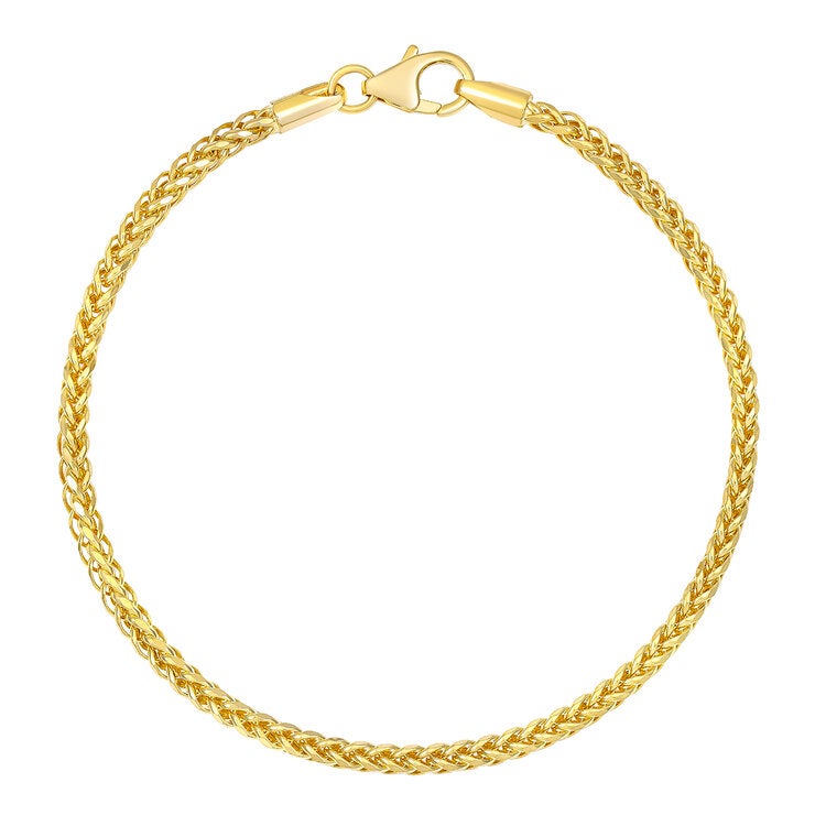 Pulsera de Eslabones, Oro Amarillo de 14K Pulsera de Eslabones, Oro Amarillo de 14K