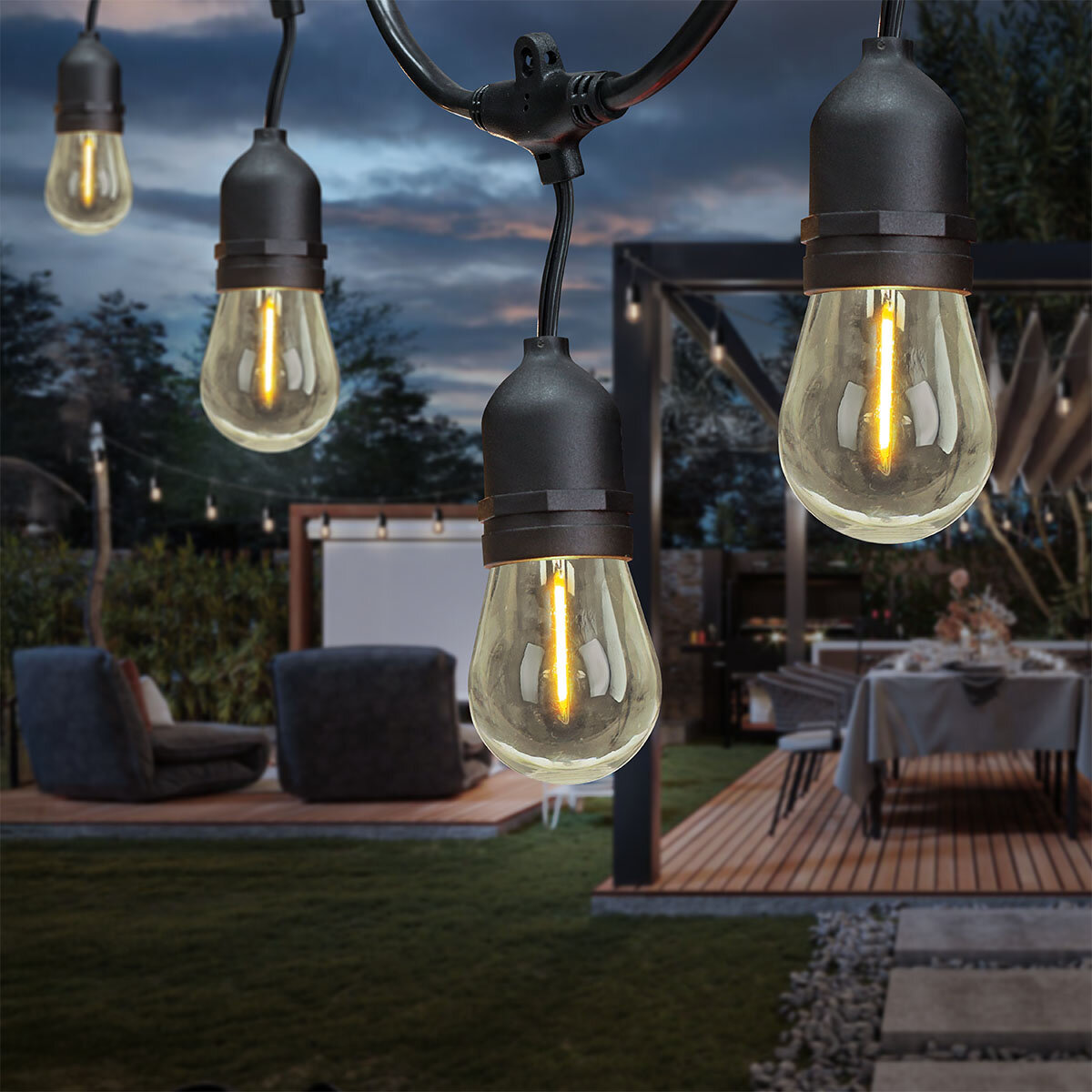 Feit, Serie de Luces LED para Exteriores 14.6M