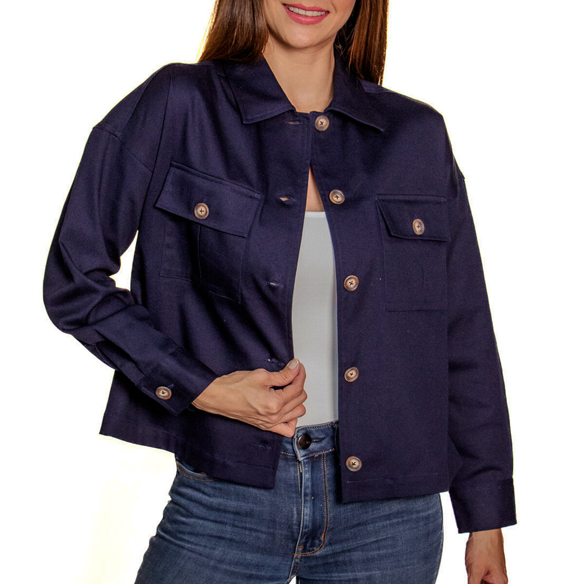 Emporio Colombo , Sobrecamisa Gabardina para Dama, Varios Colores y Tallas