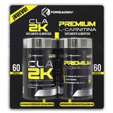 Forzagen Carnitina + CLA 2 Frascos de 60 Cápsulas c/u