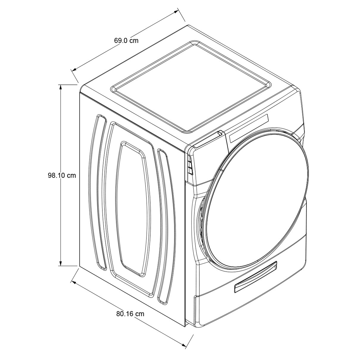 Whirlpool Lavasecadora eléctrica 20Kg