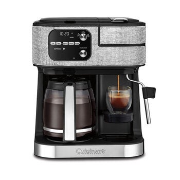 Cuisinart, Cafetera Multifuncional Barista Bar Crystal Glam 4 en 1, Compatible con cápsulas Keurig K-Cup, Nespresso Original Line Cuisinart, Cafetera Multifuncional Barista Bar Crystal Glam 4 en 1, Compatible con cápsulas Keurig K-Cup, Nespresso Original Line