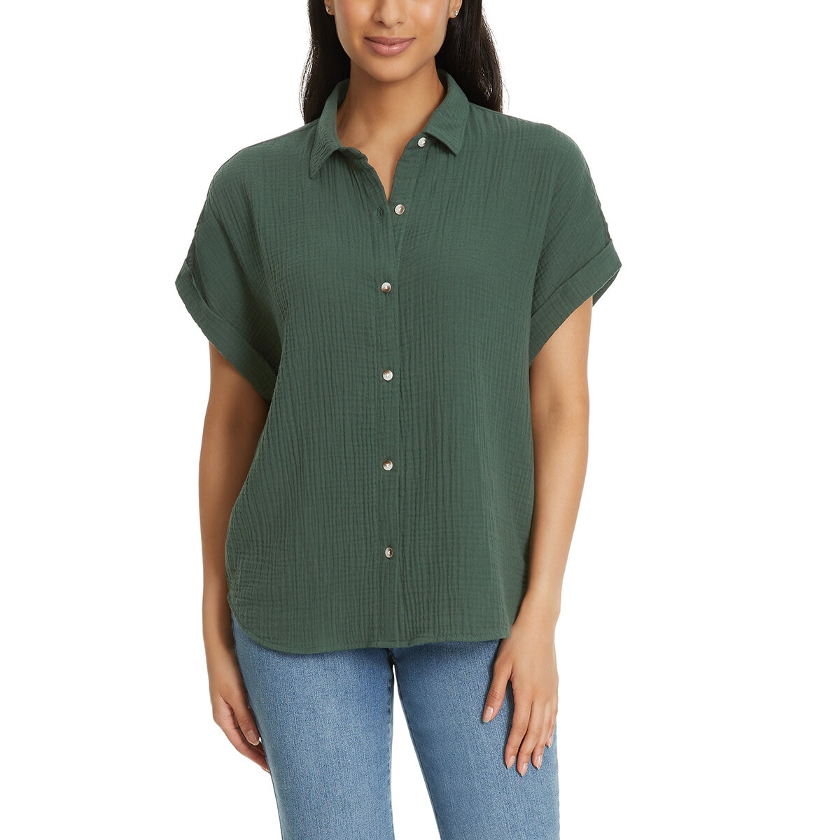 Jessica Simpson Blusa para Dama Verde Grande