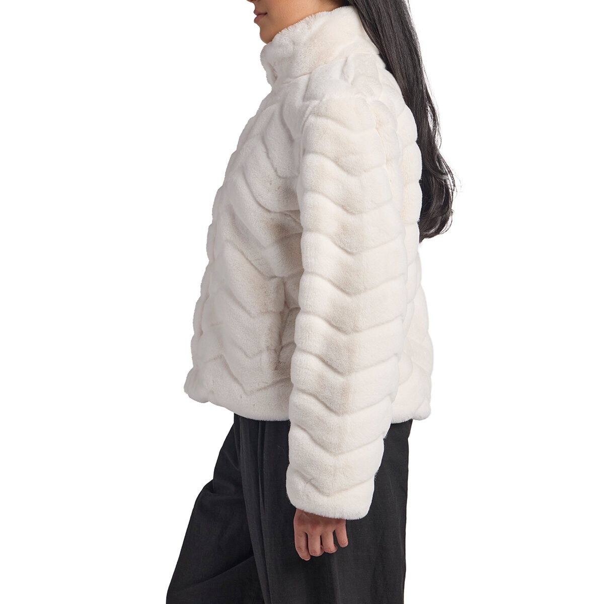 Pendleton Chamarra para Dama Crema Chica