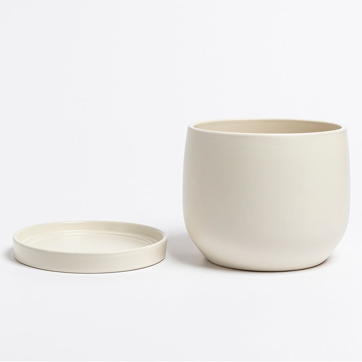 Over & Back, Noah Maceta de Cerámica con Plato