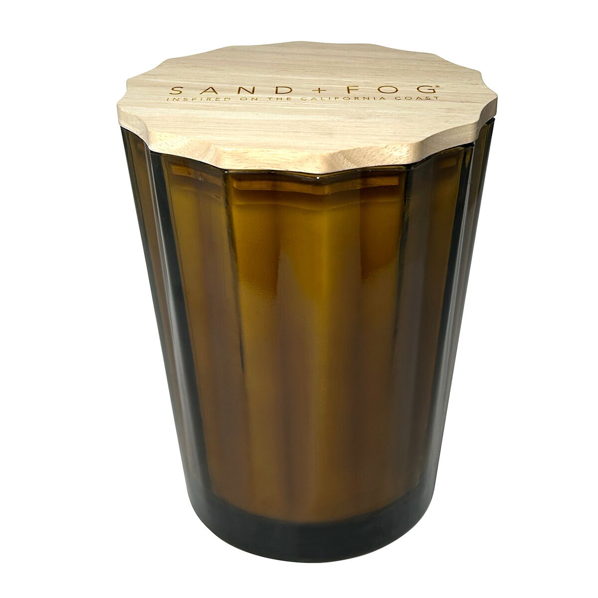 Sand + Fog Vela Aromática de Cera de Soya 1 pieza, Tabaco y Teca