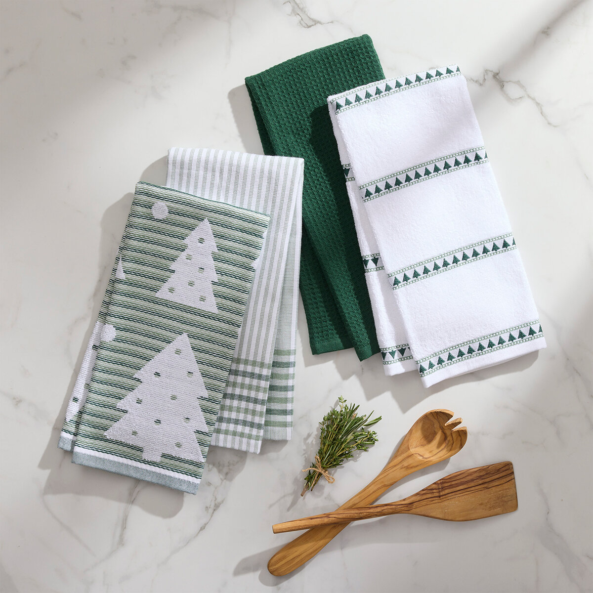 Caro Home, Toallas de Cocina, 8 Piezas, Varios Colores y Diseños