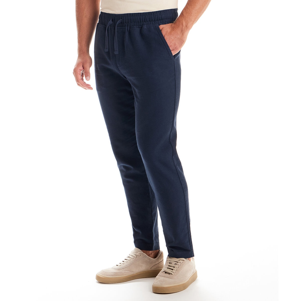 Vintage & Black Pantalones tipo Lino para Caballero Azul Grande Vintage & Black Pantalones tipo Lino para Caballero Azul Grande