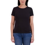 DKNY Playera para Dama Negro Extra Chica