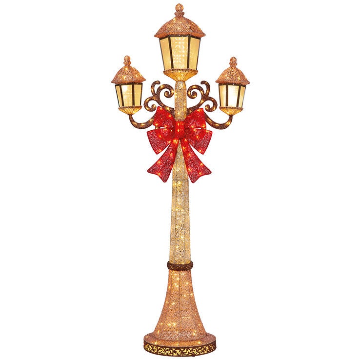 Farol Navideño de 2.1m con 220 Luces LED y Efecto Parpadeante Farol Navideño de 2.1m con 220 Luces LED y Efecto Parpadeante