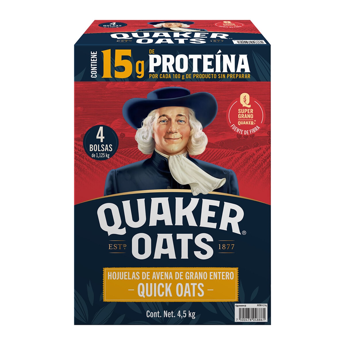Quaker Avena 4.5 Kg