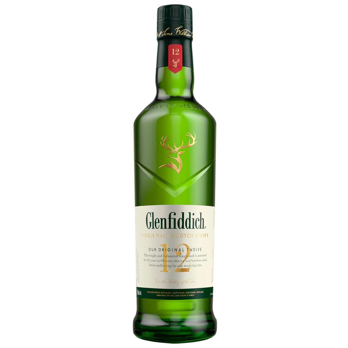 Whisky Glenfiddich 12 años 750ml