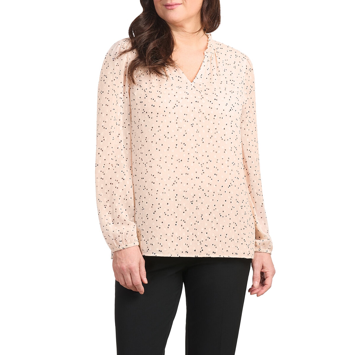Hilary Radley Blusa para Dama Blanco Extra Chica