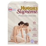 Huggies Supreme Pañales Etapa 5 Unisex 120 pzas