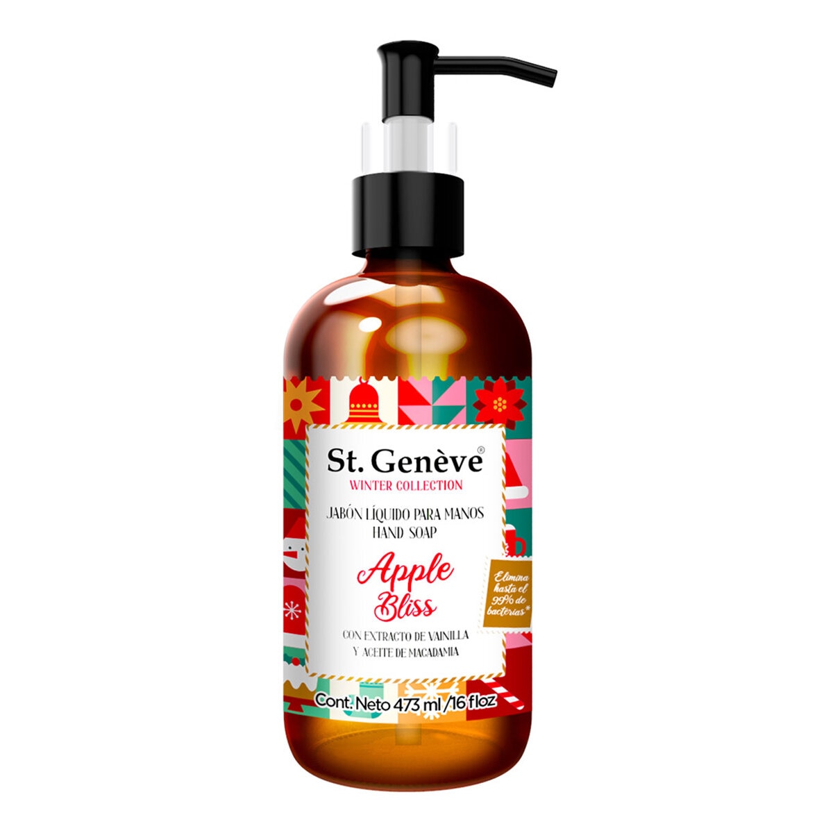 St. Genève Jabón Líquido para Manos Colección Invierno 3/473 ml St. Genève Jabón Líquido para Manos Colección Invierno 3/473 ml